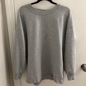 Lululemon Perfectly Oversized Crew Sweatshirt Heathered Core Light Grey